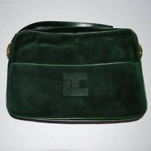 TED LAPIDUS PURSE/BAG/EMERALD GREEN